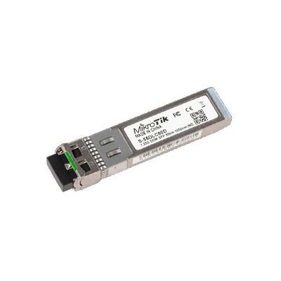Módulo 1.25g Sm Los 80km 1550nm De Mikrotik S-55dlc80d Sfp Con Conector Lc Dual Módulo 1.25g Sm Los 80km 1550nm De Mikrotik S-55dlc80d Sfp Con Conector Lc Dual