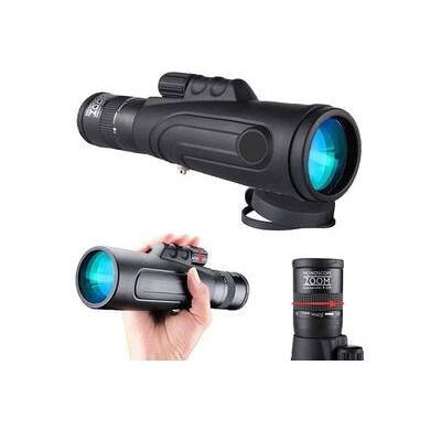 VEANXIN Telescopio Monocular, Monocular Starscope 12x50 Hd, Telescopio Monocular Con Lente Bak-4 Prisma Fmc Ocular Grande De 20 Mm Para Observar - Negro VEANXIN Telescopio Monocular, Monocular Starscope 12x50 Hd, Telescopio Monocular Con Lente Bak-4 Prisma Fmc Ocular Grande De 20 Mm Para Observar - Negro