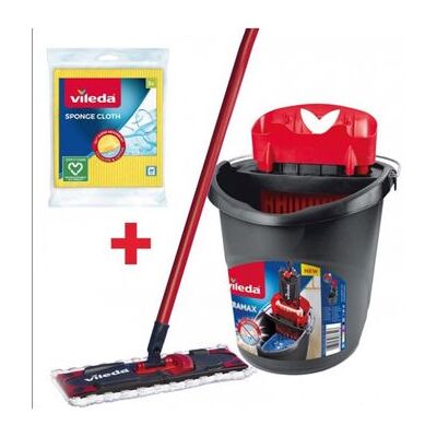 Fregona Vileda Ultramax Box + Paños 3 Uds. Fregona Vileda Ultramax Box + Paños 3 Uds.