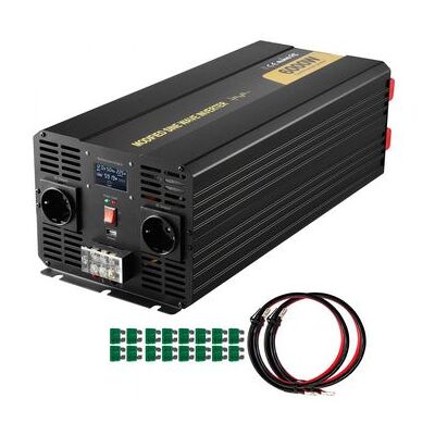 Inversor De Onda Modificada De 6000w Dc 12v A Ac 230v Con Lcd Y Protección Tekmaquinas Inversor De Onda Modificada De 6000w Dc 12v A Ac 230v Con Lcd Y Protección Tekmaquinas