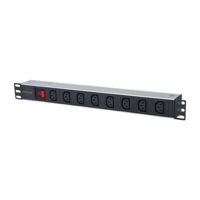 Intellinet 19" 1u Rackmount 8-output C13 Power Distribution Unit (pdu), With Removable Power Cable And Rear C14 Input (euro 2-pi Intellinet 19" 1u Rackmount 8-output C13 Power Distribution Unit (pdu), With Removable Power Cable And Rear C14 Input (euro 2-pi
