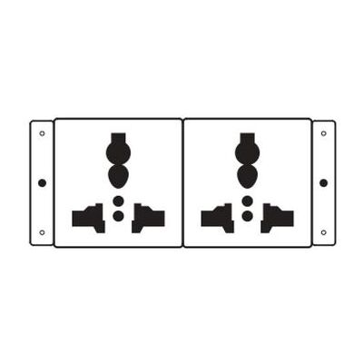 GENERICO Kramer Zocalo Alimentacion Doble (universal) Para Tbus (ts-2 GENERICO Kramer Zocalo Alimentacion Doble (universal) Para Tbus (ts-2