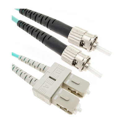 Bematik - Cable De Fibra Óptica Om4 Multimodo Mmf Duplex 50μm/125μm St-sc De 25m Fp06000 Bematik - Cable De Fibra Óptica Om4 Multimodo Mmf Duplex 50μm/125μm St-sc De 25m Fp06000
