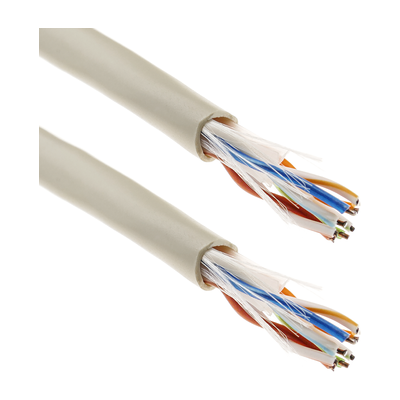 Bematik - Bobina De Cable De Red Lan Utp Categoría Cat.6 24awg Cca Rígido Gris 100 M Ln05500 Bematik - Bobina De Cable De Red Lan Utp Categoría Cat.6 24awg Cca Rígido Gris 100 M Ln05500