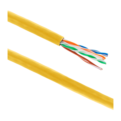 Bematik - Bobina De Cable De Red Lan Utp Categoría Cat.6 23awg Cca Rígido Naranja 305 M Ln09400 Bematik - Bobina De Cable De Red Lan Utp Categoría Cat.6 23awg Cca Rígido Naranja 305 M Ln09400