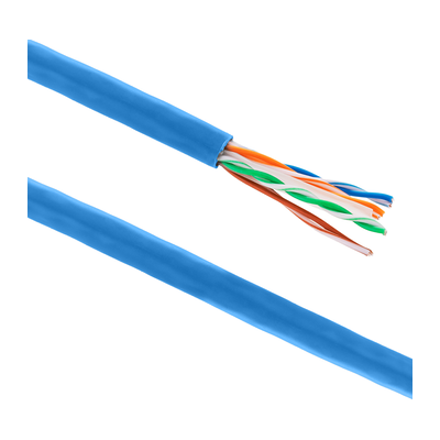 Bematik - Bobina De Cable De Red Lan Utp Categoría Cat.6 23awg Cca Rígido Azul 305 M Ln09100 Bematik - Bobina De Cable De Red Lan Utp Categoría Cat.6 23awg Cca Rígido Azul 305 M Ln09100