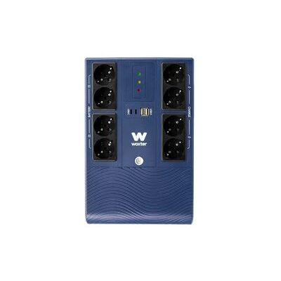 Sai Woxter 1200va Bateria 12v 7ah Autonomia Rápida 8 Tomas Usb Led Alarma Sai Woxter 1200va Bateria 12v 7ah Autonomia Rápida 8 Tomas Usb Led Alarma