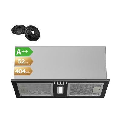 Campana Extractor 52cm 404m³/h A++ Recirculación Con Filtros De Carbón (2 Piezas) Negro Cbcb5937a Ciarra Campana Extractor 52cm 404m³/h A++ Recirculación Con Filtros De Carbón (2 Piezas) Negro Cbcb5937a Ciarra