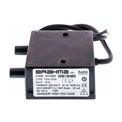RECAMANIA Transformador Quemador Caldera Gasóleo Brahma Tc2l Vca RECAMANIA Transformador Quemador Caldera Gasóleo Brahma Tc2l Vca