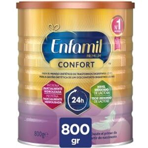 Leche infantil desde el primer día para trastornos digestivos leves Enfamil Premium Confort lata 800 g.