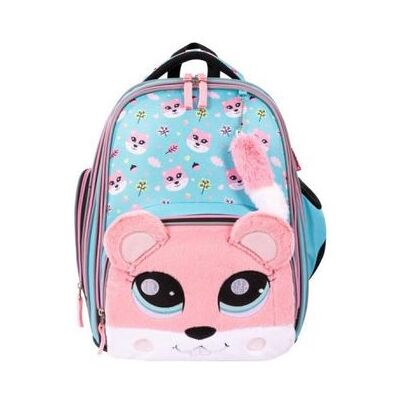 No Name B-8 Squirrel Mochila escolar - 2 compartimentos, portátiles, duradera No Name B-8 Squirrel Mochila escolar - 2 compartimentos, portátiles, duradera