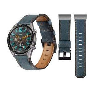 VEANXIN Bracelete Classic Vintage Em Pele Ecológico Garmin D2 Delta Azul VEANXIN Bracelete Classic Vintage Em Pele Ecológico Garmin D2 Delta Azul