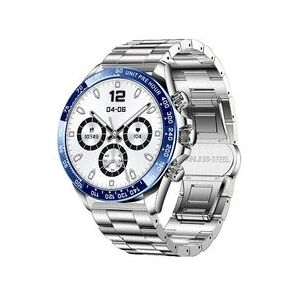 FENGWEN Reloj Inteligente Con Llamadas Bluetooth, Botón Giratorio, Monitorización De Frecuencia Cardíaca Y Presión Arterial, Color Plateado FENGWEN Reloj Inteligente Con Llamadas Bluetooth, Botón Giratorio, Monitorización De Frecuencia Cardíaca Y Presión Arterial, Color Plateado