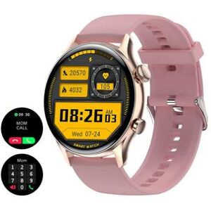 FENGWEN Reloj Inteligente Con Monitor De Actividad Física, Pantalla Amoled De 1,36 Pulgadas, Bluetooth, Llamadas, Oro Rosa FENGWEN Reloj Inteligente Con Monitor De Actividad Física, Pantalla Amoled De 1,36 Pulgadas, Bluetooth, Llamadas, Oro Rosa