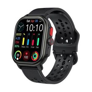 FENGWEN Reloj Inteligente Con Pantalla Amoled Ultranítida De 2,06 Pulgadas, Llamadas Bluetooth Y Seguimiento Deportivo, Color Negro FENGWEN Reloj Inteligente Con Pantalla Amoled Ultranítida De 2,06 Pulgadas, Llamadas Bluetooth Y Seguimiento Deportivo, Color Negro
