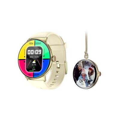 Reloj Bluetooth Eko con Silicona Beige - Reloj inteligente Reloj Bluetooth Eko con Silicona Beige - Reloj inteligente