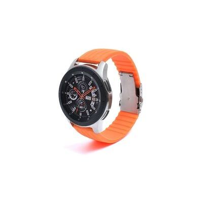 VEANXIN Bracelete Silicone Stripe Adaptable Samsung Galaxy Watch Bluetooth 45mm Laranja VEANXIN Bracelete Silicone Stripe Adaptable Samsung Galaxy Watch Bluetooth 45mm Laranja