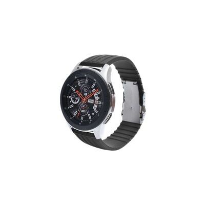 VEANXIN Bracelete Silicone Stripe Adaptable Samsung Galaxy Watch 5 Pro 45mm Gris VEANXIN Bracelete Silicone Stripe Adaptable Samsung Galaxy Watch 5 Pro 45mm Gris