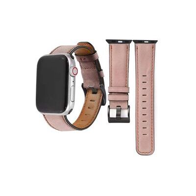 VEANXIN Bracelete Classic Vintage Em Pele Ecológico Apple Watch Series 6 44mm Rosa VEANXIN Bracelete Classic Vintage Em Pele Ecológico Apple Watch Series 6 44mm Rosa