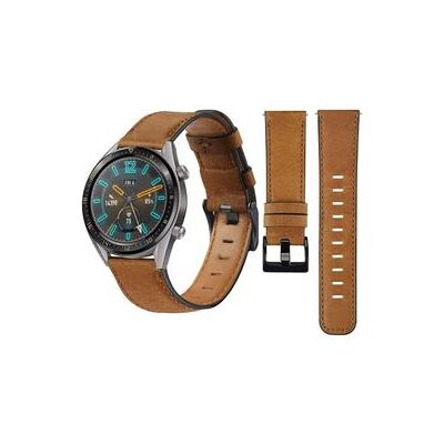 VEANXIN Bracelete Classic Vintage Em Pele Ecológico Huawei Watch Gt 42mm Castanho VEANXIN Bracelete Classic Vintage Em Pele Ecológico Huawei Watch Gt 42mm Castanho