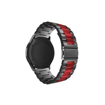 VEANXIN Bracelete Acero Inoxidable Adaptable Negro E Vermelho Para Samsung Galaxy Watch 3 Lte 45mm VEANXIN Bracelete Acero Inoxidable Adaptable Negro E Vermelho Para Samsung Galaxy Watch 3 Lte 45mm