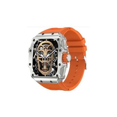FENGWEN Reloj Inteligente Con Llamadas Bluetooth, Pantalla Amoled De 1,95 Pulgadas, Monitorización De Frecuencia Cardíaca Y Presión Arterial, Color Naranja FENGWEN Reloj Inteligente Con Llamadas Bluetooth, Pantalla Amoled De 1,95 Pulgadas, Monitorización De Frecuencia Cardíaca Y Presión Arterial, Color Naranja