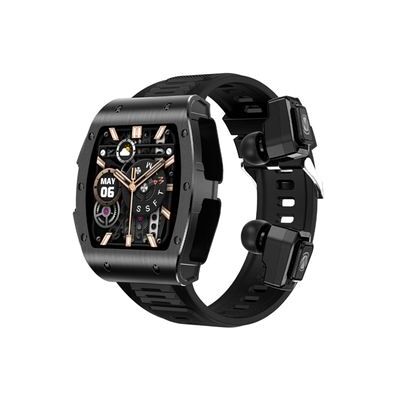 FENGWEN Reloj Inteligente Tws 2 En 1 Con Bluetooth, Llamadas, Monitoreo De Oxígeno En Sangre, Salud, Modos Multideportivos, Negro FENGWEN Reloj Inteligente Tws 2 En 1 Con Bluetooth, Llamadas, Monitoreo De Oxígeno En Sangre, Salud, Modos Multideportivos, Negro
