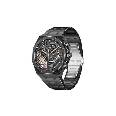 FENGWEN Smartwatch Empresarial Con Llamadas Bluetooth, Pantalla Grande, Monitorización De Oxígeno En Sangre, Sueño Y Salud, Color Negro FENGWEN Smartwatch Empresarial Con Llamadas Bluetooth, Pantalla Grande, Monitorización De Oxígeno En Sangre, Sueño Y Salud, Color Negro