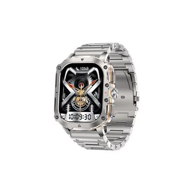 FENGWEN Reloj Inteligente Con Pantalla Amoled De 1,952 Pulgadas, Bluetooth, Llamadas, Monitorización De Frecuencia Cardíaca Y Oxígeno En Sangre, Color Plateado. FENGWEN Reloj Inteligente Con Pantalla Amoled De 1,952 Pulgadas, Bluetooth, Llamadas, Monitorización De Frecuencia Cardíaca Y Oxígeno En Sangre, Color Plateado.