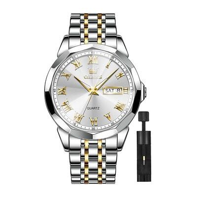 VEAXIN Reloj De Cuarzo Para Hombre Reloj De Fecha Multifuncional Impermeable Con Esfera Grande(astilla) VEAXIN Reloj De Cuarzo Para Hombre Reloj De Fecha Multifuncional Impermeable Con Esfera Grande(astilla)