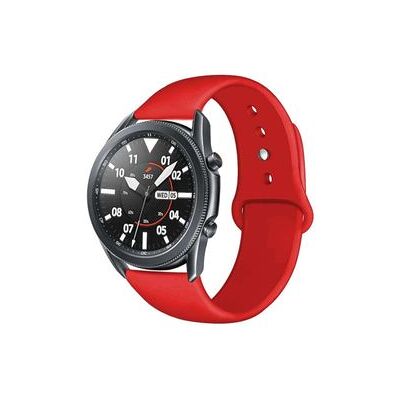 VEANXIN Bracelete Pulsera Silicone Suave Para Samsung Galaxy Watch 3 Lte 45mm Vermelho VEANXIN Bracelete Pulsera Silicone Suave Para Samsung Galaxy Watch 3 Lte 45mm Vermelho