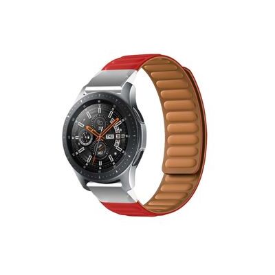 VEANXIN Bracelete Pulsera Magnética De Forte Conexão Para Samsung Galaxy Watch Bluetooth 45mm Vermelho VEANXIN Bracelete Pulsera Magnética De Forte Conexão Para Samsung Galaxy Watch Bluetooth 45mm Vermelho
