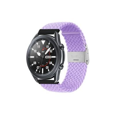 VEANXIN Bracelete Pulsera Entrançada Flexible Para Huawei Watch Gt 2 Classic 46mm Roxo VEANXIN Bracelete Pulsera Entrançada Flexible Para Huawei Watch Gt 2 Classic 46mm Roxo