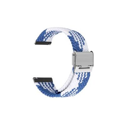 VEANXIN Bracelete Pulsera Entrançada Flexible Para Huawei Watch Gt 2 Classic 42mm Azul Com Branco VEANXIN Bracelete Pulsera Entrançada Flexible Para Huawei Watch Gt 2 Classic 42mm Azul Com Branco
