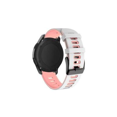 VEANXIN Bracelete Pioneer Para Samsung Galaxy Watch 3 Lte 45mm Branco E Rosa VEANXIN Bracelete Pioneer Para Samsung Galaxy Watch 3 Lte 45mm Branco E Rosa