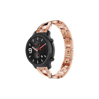 VEANXIN Bracelete Pulsera Acero Luxury Para Samsung Gear Sport Rosa Dourado VEANXIN Bracelete Pulsera Acero Luxury Para Samsung Gear Sport Rosa Dourado