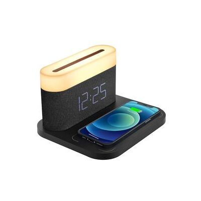 Cargador Tres Carga Sin Lámpara Pequeña Luz De Reloj Veanxin Negro Cargador Tres Carga Sin Lámpara Pequeña Luz De Reloj Veanxin Negro