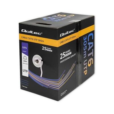 Qoltec 50359 Cable de Red UTP - Cat6 - 305M - Gris Qoltec 50359 Cable de Red UTP - Cat6 - 305M - Gris