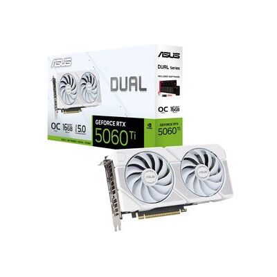 Tarjeta Gráfica Asus Rtx 5060 Ti Dual Oc White 16gb Gddr7 Tarjeta Gráfica Asus Rtx 5060 Ti Dual Oc White 16gb Gddr7
