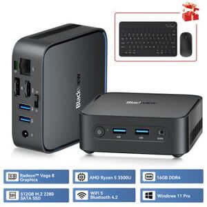 Blackview Mp50 Mini Pc Amd Ryzen 5 3500u 16gb Ddr4 Ssd 512gb Windows 11 Pro Negro Blackview Mp50 Mini Pc Amd Ryzen 5 3500u 16gb Ddr4 Ssd 512gb Windows 11 Pro Negro