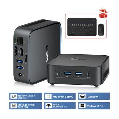 Blackview Mp50 Mini Pc Amd Ryzen 5 3500u 16gb Ddr4 Ssd 512gb Windows 11 Pro Negro Blackview Mp50 Mini Pc Amd Ryzen 5 3500u 16gb Ddr4 Ssd 512gb Windows 11 Pro Negro