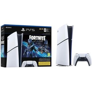 Sony Playstation 5 Slim Edición Digital 1tb + Fortnite - Blanco Sony Playstation 5 Slim Edición Digital 1tb + Fortnite - Blanco