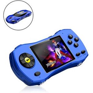 Dam Consola De Videojuegos F1 Forma De Coche, Con Pantalla De 2,8 Y 620 Juegos De 8 Bits Incluidos. 14,6x3x6,8 Cm. Color: Azul Dam Consola De Videojuegos F1 Forma De Coche, Con Pantalla De 2,8 Y 620 Juegos De 8 Bits Incluidos. 14,6x3x6,8 Cm. Color: Azul