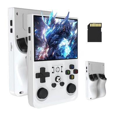 Sin marca Consola Portatil R36-max 128gb 22021 Juegos Con Funda ,blanco Sin marca Consola Portatil R36-max 128gb 22021 Juegos Con Funda ,blanco