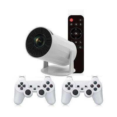 Consola + Proyector Android 2 Mandos Inalámbricos Planet Hy300 Game Blanco Consola + Proyector Android 2 Mandos Inalámbricos Planet Hy300 Game Blanco
