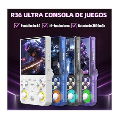 S/MARCA Consola Portatil R36-ultra 128gb 22.308 Juegos De Los 80,90s Morado S/MARCA Consola Portatil R36-ultra 128gb 22.308 Juegos De Los 80,90s Morado