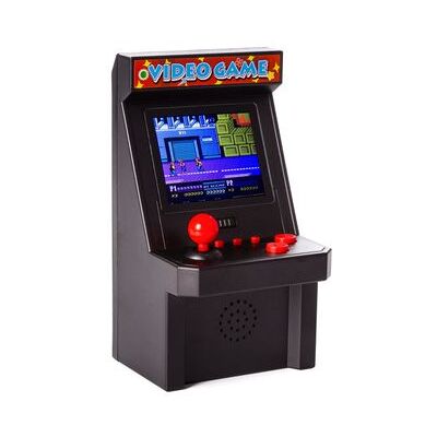 Dam Consola Arcade, Mini Máquina Recreativa Portátil, Con 240 Juegos. Pantalla 2,2 Lcd. 7x6,5x12,8 Cm. Color: Negro Dam Consola Arcade, Mini Máquina Recreativa Portátil, Con 240 Juegos. Pantalla 2,2 Lcd. 7x6,5x12,8 Cm. Color: Negro