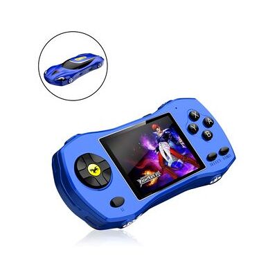 DAM Consola De Videojuegos F1 Forma De Coche, Con Pantalla De 2,8 Y 620 Juegos De 8 Bits Incluidos. 14,6x3x6,8 Cm. Color: Azul DAM Consola De Videojuegos F1 Forma De Coche, Con Pantalla De 2,8 Y 620 Juegos De 8 Bits Incluidos. 14,6x3x6,8 Cm. Color: Azul