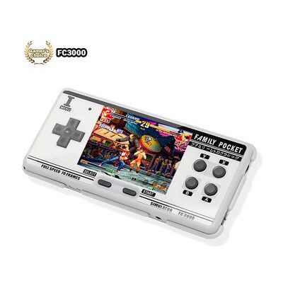 Dam Consola Portátil Con 5000 Juegos Clásicos Preinstalados. Pantalla A Color De 3 Pulgadas. Batería Recargable. Cable Para Jugar En Tv. 14x2x7 Cm. Color: Blanco Dam Consola Portátil Con 5000 Juegos Clásicos Preinstalados. Pantalla A Color De 3 Pulgadas. Batería Recargable. Cable Para Jugar En Tv. 14x2x7 Cm. Color: Blanco