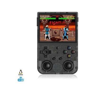 DAM Consola Emulador Multiplataforma Rg353vs. Pantalla 3,5" Ips; S.o. Linux, Quad-core 1,8ghz, Wifi, 128gb. +23.000 Juegos. 12,6x2,1x8,3 Cm. Color: Negro DAM Consola Emulador Multiplataforma Rg353vs. Pantalla 3,5" Ips; S.o. Linux, Quad-core 1,8ghz, Wifi, 128gb. +23.000 Juegos. 12,6x2,1x8,3 Cm. Color: Negro